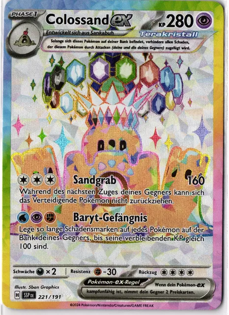 Colossand-ex Surging Sparks 221/191 Vorderseite